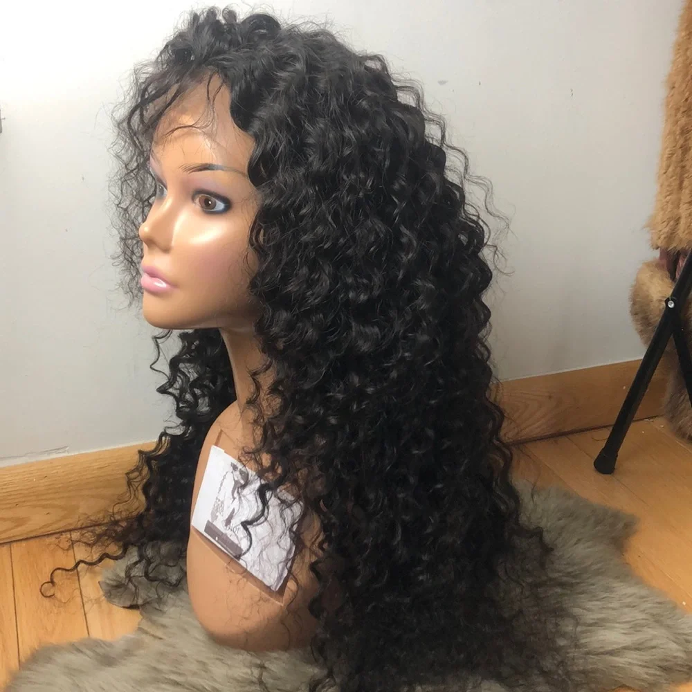 💫26” DEEP CURLY 100% HUMAN LACE FRONT WIG💫 *NEW*